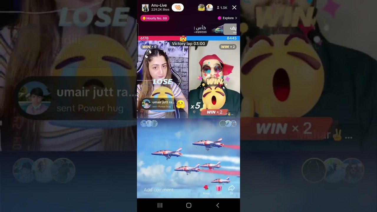 Anu Live V/S Mehar Bhai Live Tiktok Mache Dubai Today