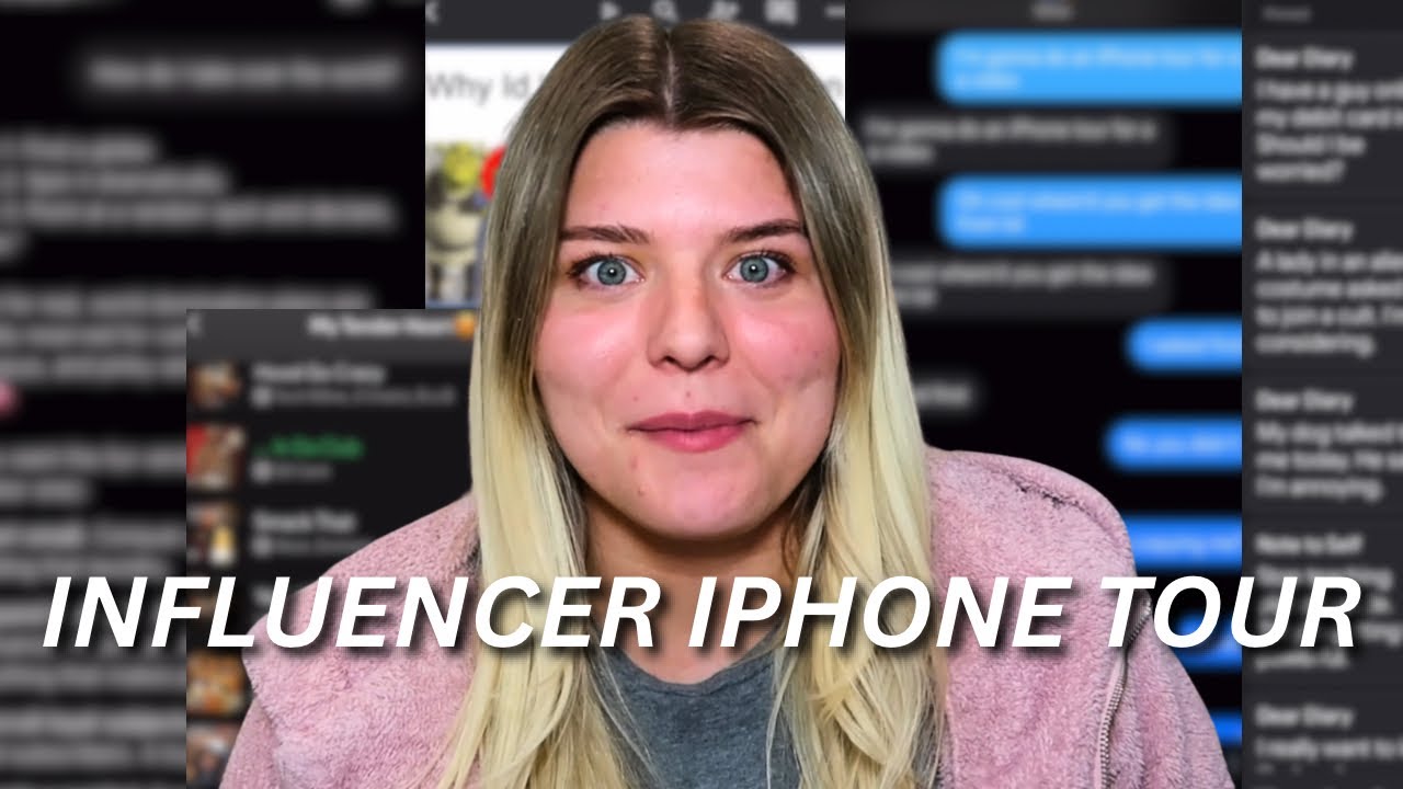 pov: out of touch influencer does iPhone tour