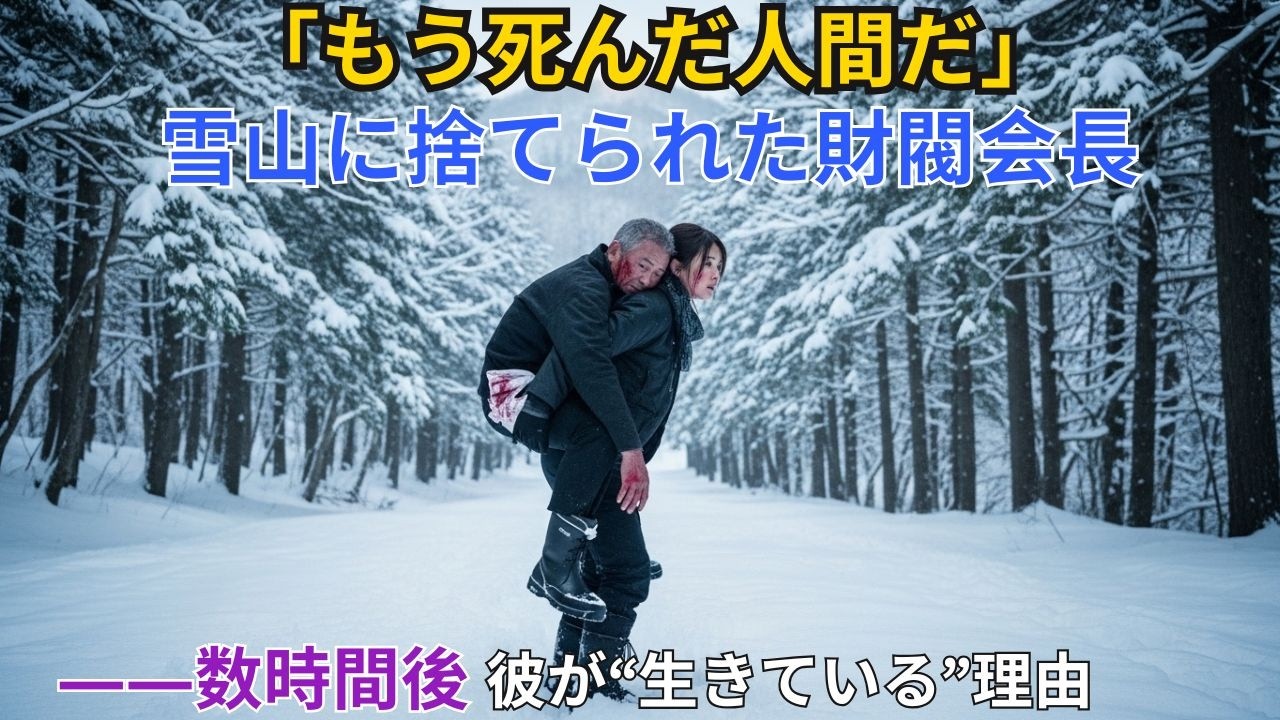 暗殺され八ヶ岳の奥深くに捨てられた10兆円財閥会長を、元特殊部隊の女性刑事が命懸けで発見…その後の真実が衝撃すぎた #命懸けの救出 #復讐劇 #感動ストーリー