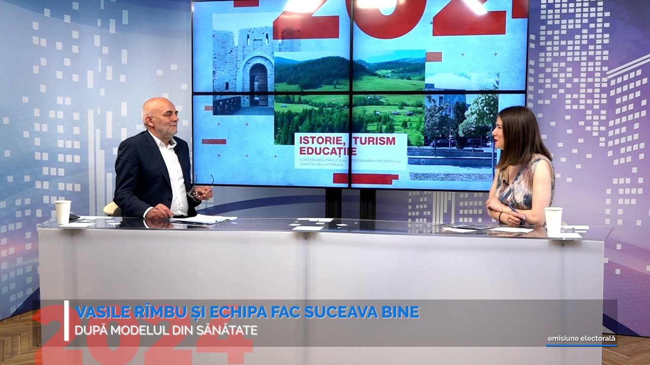 Studio Electoral - Vasile Rîmbu - dr. Razvan Bandac - dr. Paul Turcoman - 23 mai 2024