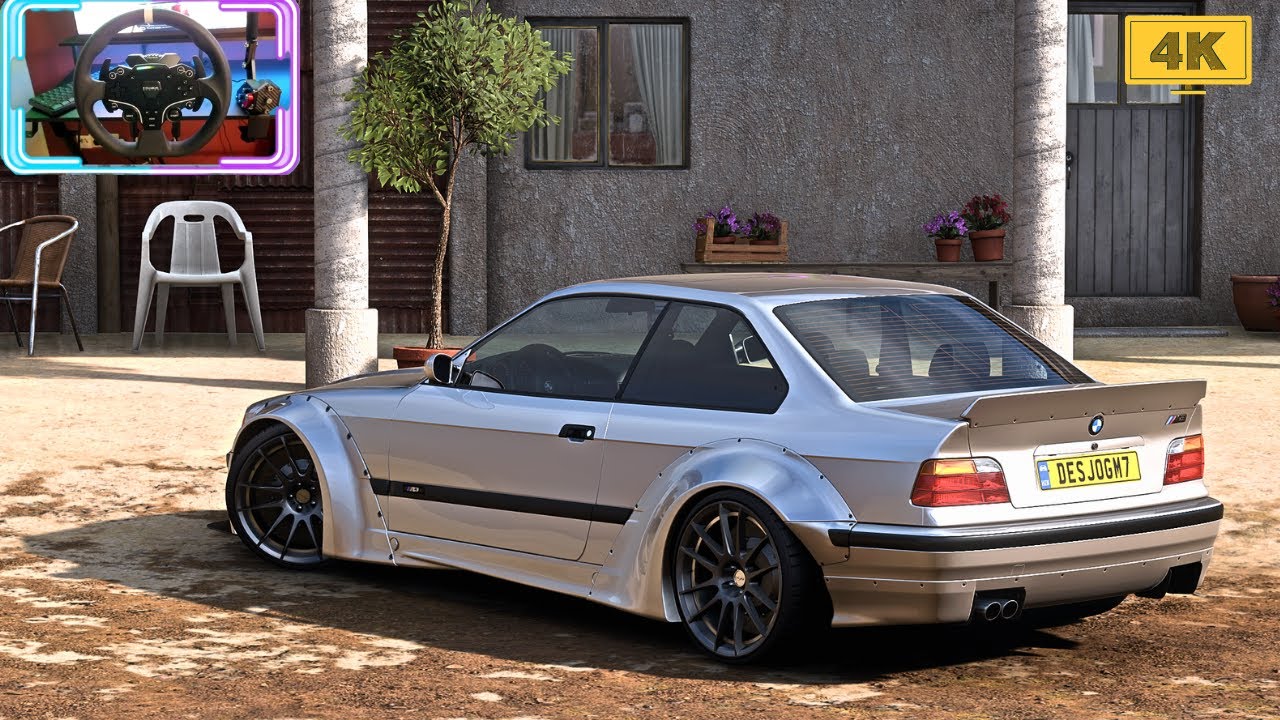 BMW M3 1997 - Forza Horizon 5 / Moza R3 Steering Wheel / 4K Gameplay