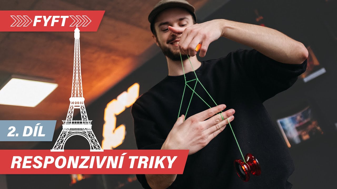Triky s responzivním yoyem! Walk the Dog, Bikiny, Jamajská vlajka, Eiffel tower | FYFT.cz