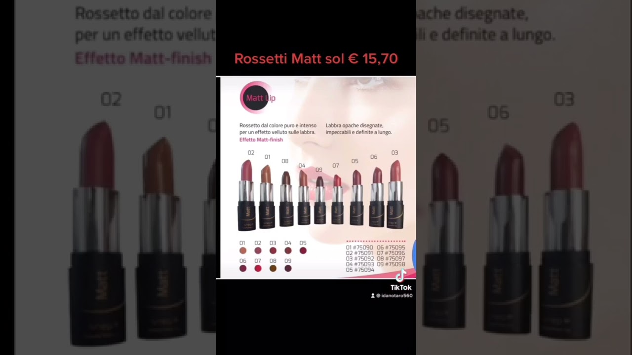 #rossetti matte a soli &euro; 15.70