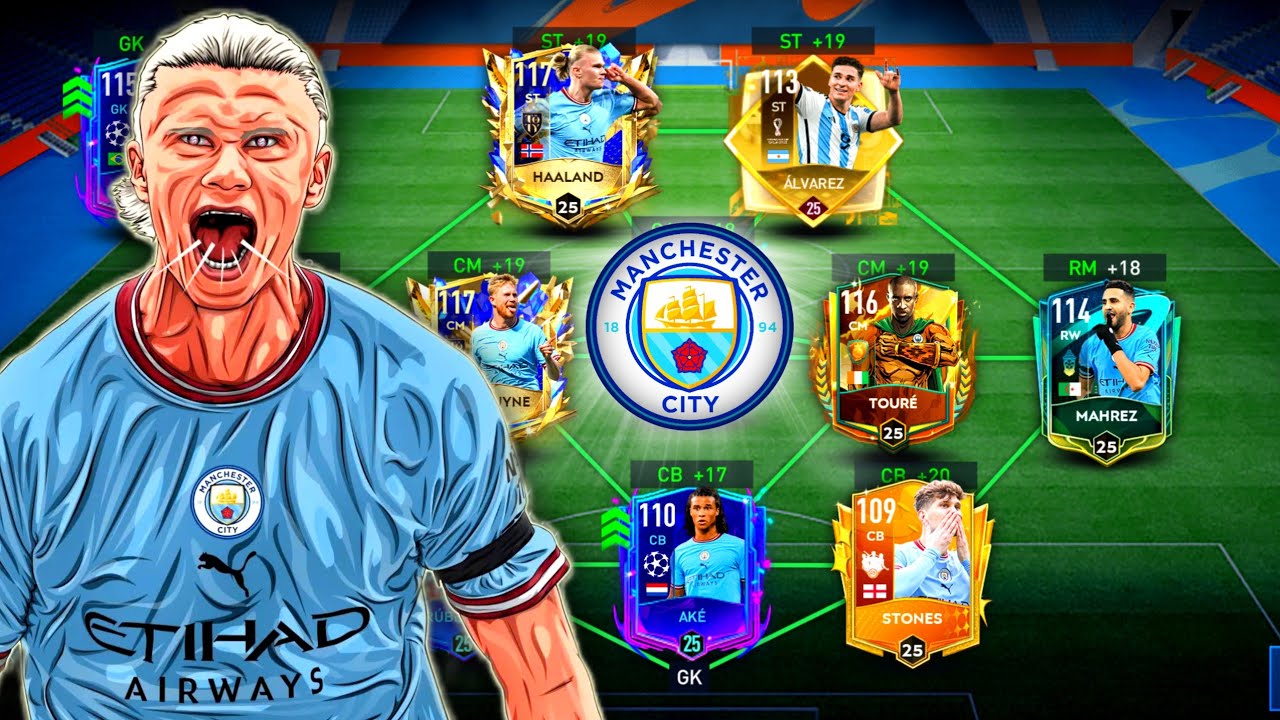 I Made Best Manchester City Squad (Max Rated) - FIFA Mobile 23