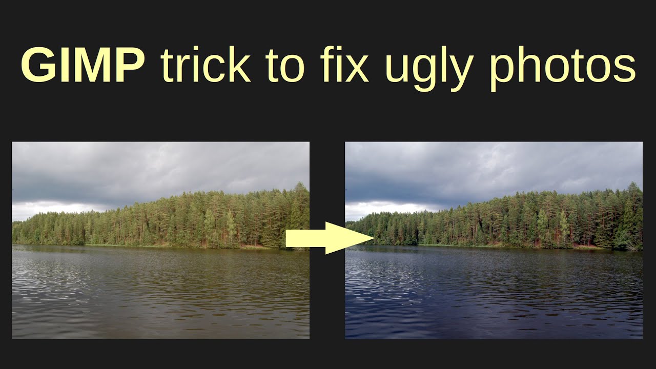 Simple GIMP trick to bring UGLY JPEGs back to life!