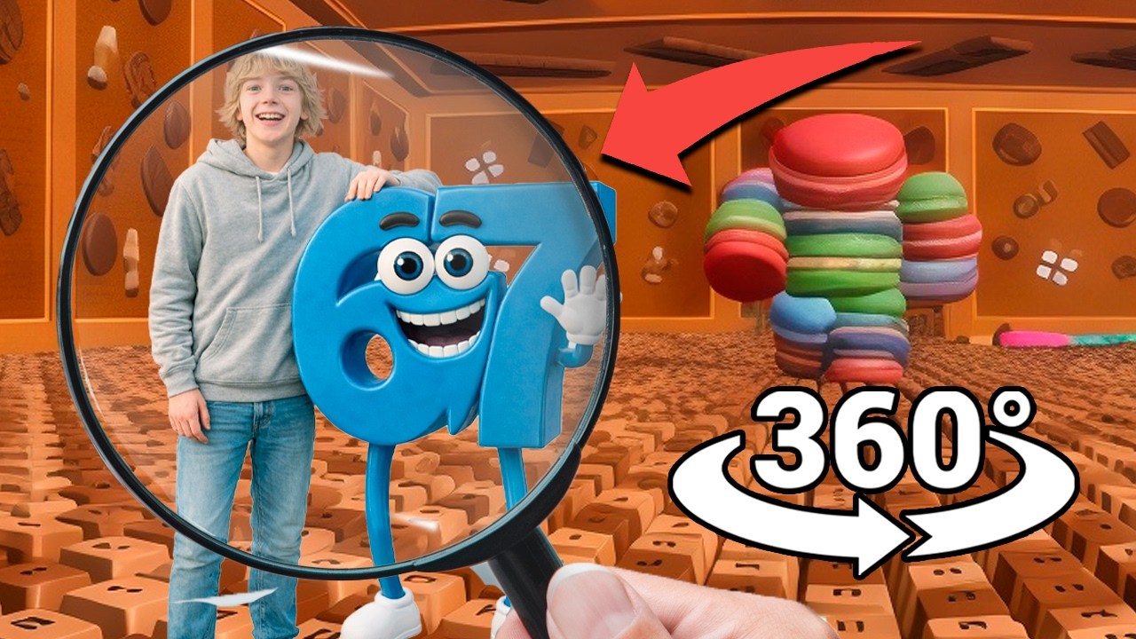 SIX SEVEN 67 KID in +1 Speed Keyboard Escape! | Roblox 360&ordm; VR