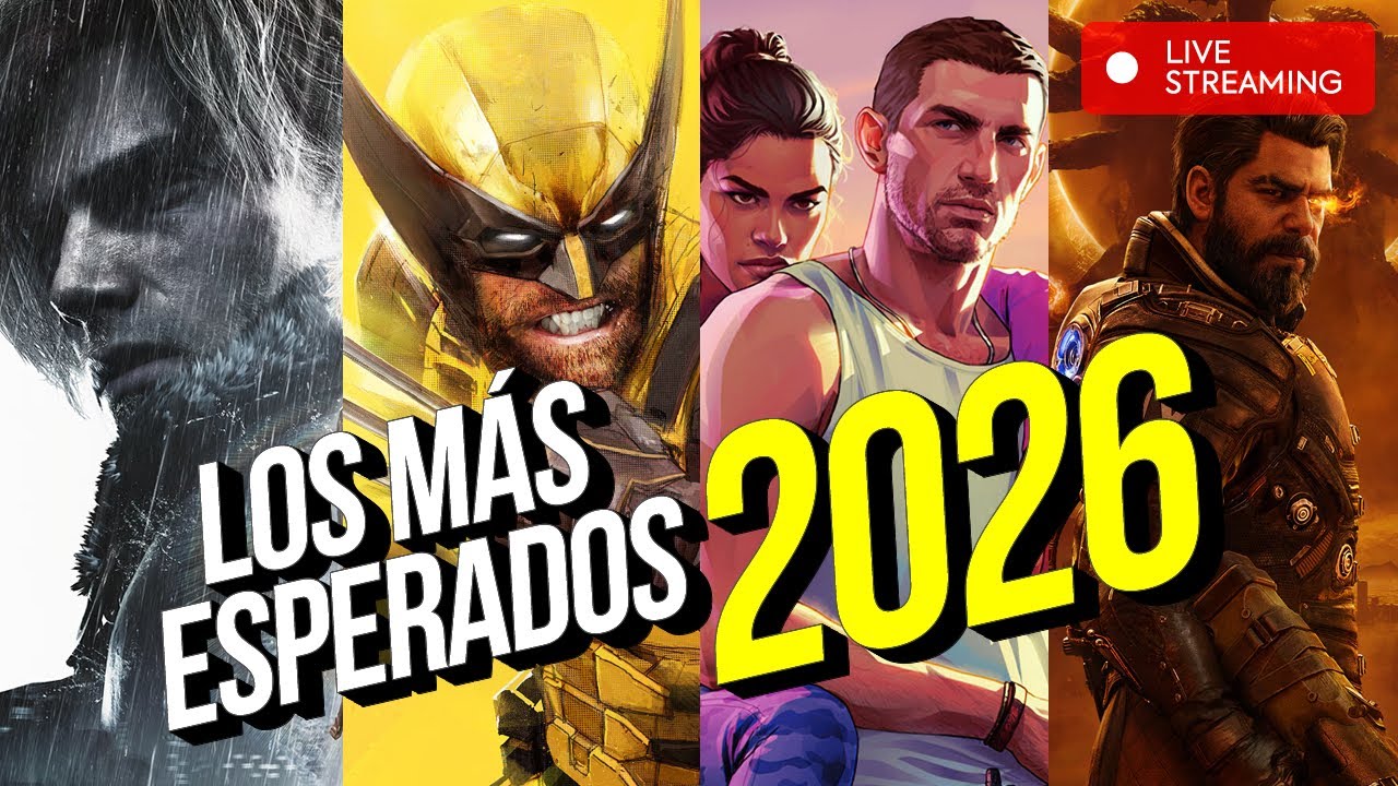 ¡LOS VIDEOJUEGOS MÁS ESPERADOS EN 2026! - PS5, Xbox, Switch 2 y PC | JuniorParallax