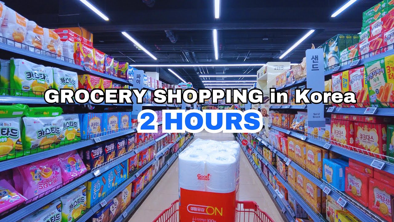 Grocery Shopping in Korea | 2 Hour Compilation | Grocery Food with Prices | Shopping in Korea