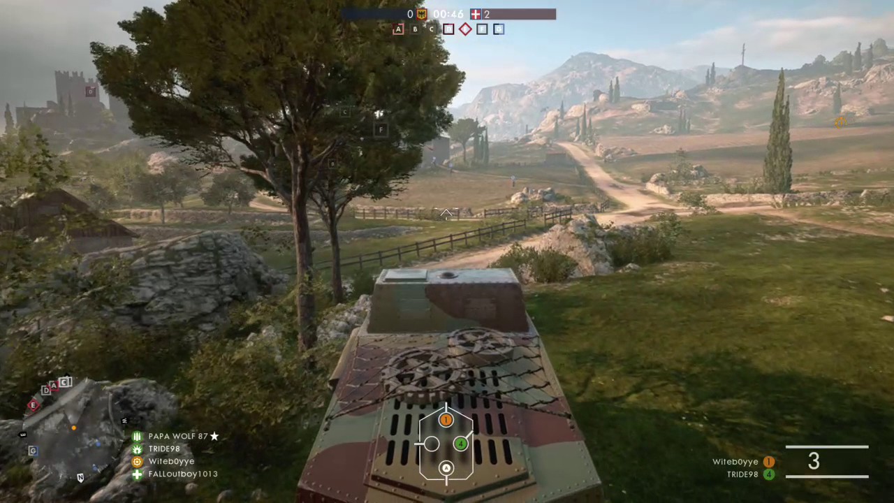 Battlefield 1: Sweaty Tank Shot