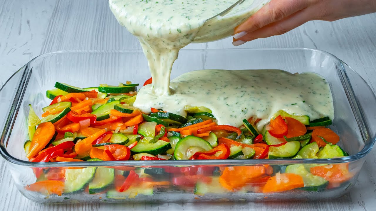 ¡No necesitas carne! Un pudín de verduras al horno - ¡Exquisito!