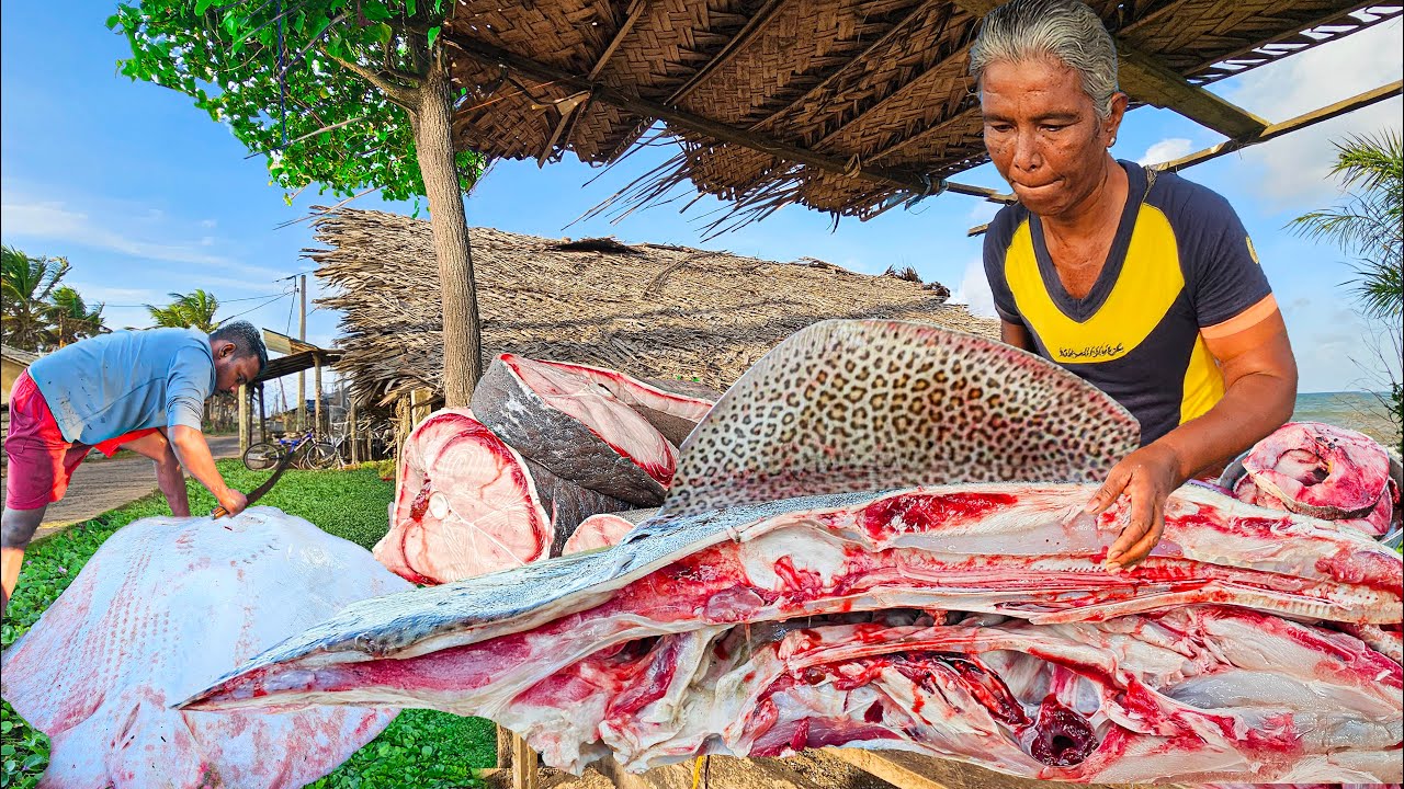 Wow!! Outdoor Nature Village Style Street Fish Market Beautiful Secret Island