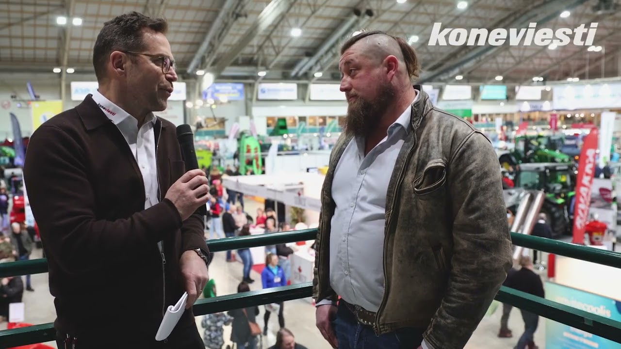 Koneviesti: Markus Rytk&ouml;nen kertoo Sarkamessuilla 2023 tilansa koneinvestoinnin p&auml;&auml;periaatteista