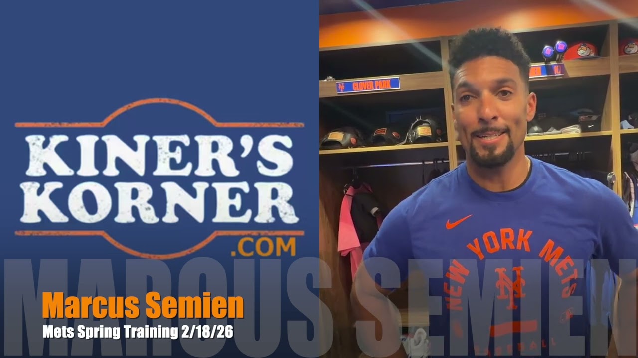 Marcus Semien New York Mets Spring Training 2/18/26
