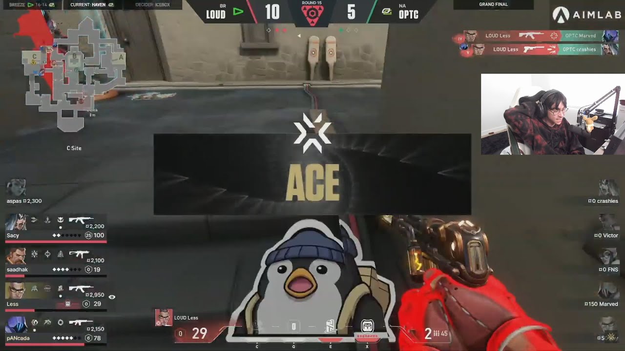 TENZ ON LOUD LESS INSANE ACE ON OPTIC