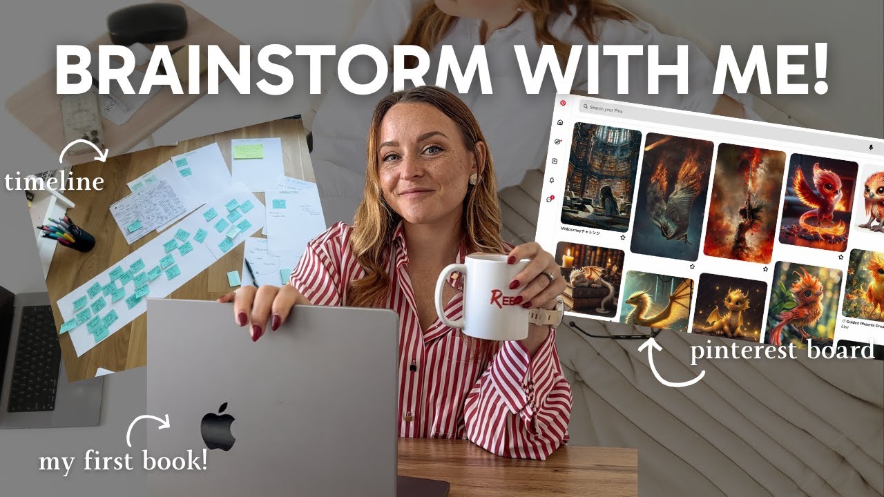 Brainstorm My First Book with Me! Writing Vlog
