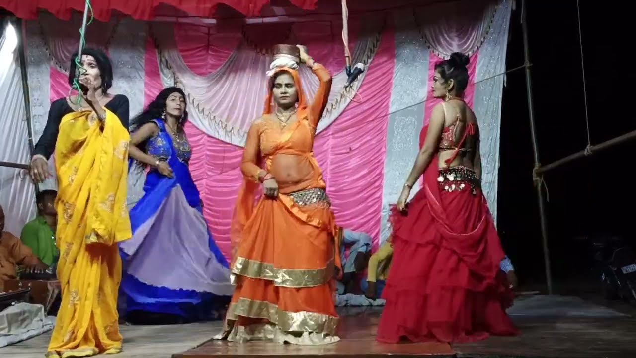 लकड़ी लेला राजा -Om Siri baurhwa Baba nach#nautanki-comedy जोकर मुनीब गोड़-गाई मरदह