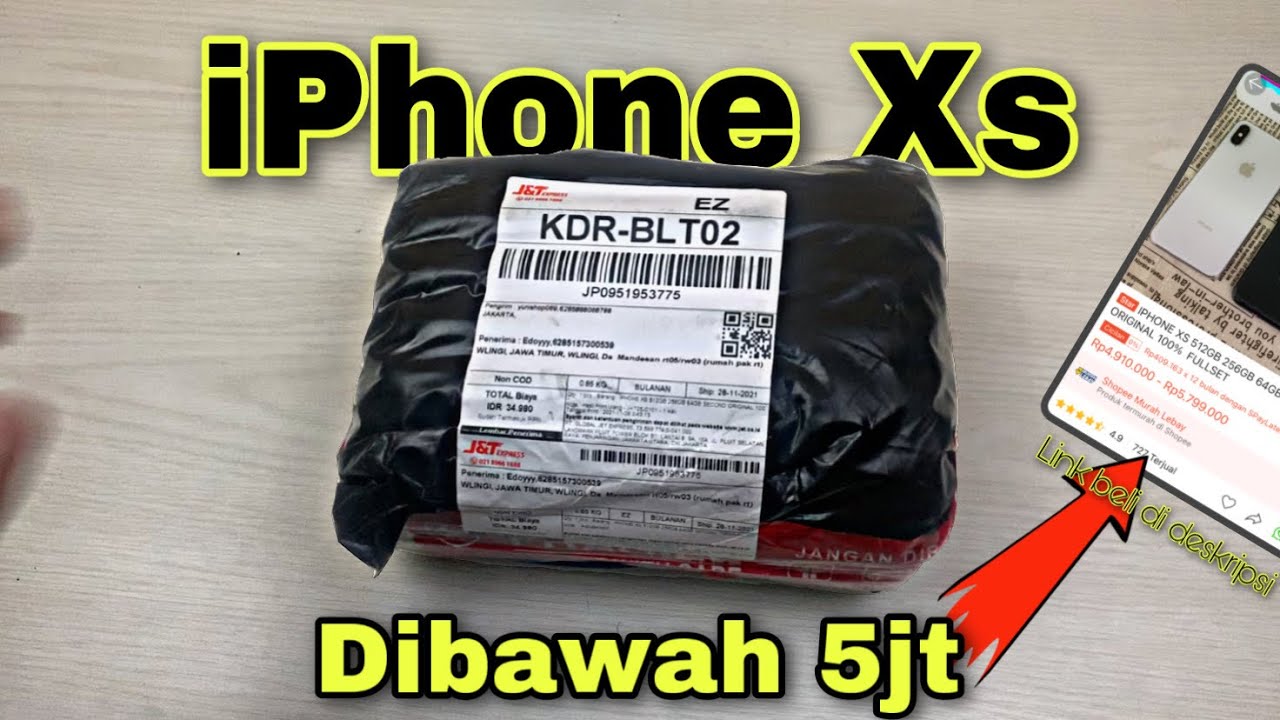 Unboxing iPhone Xs ditahun 2022 | Harga udah di bawah 5jt… Worth it apa nggak itu pilihan kalian…