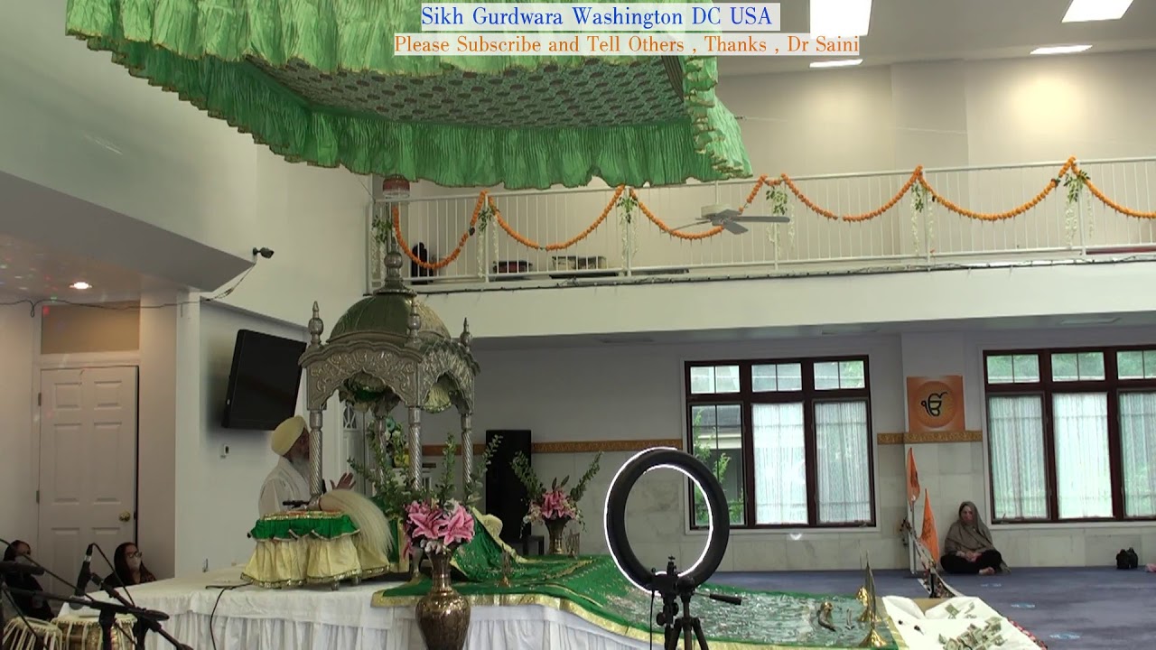 Sikh Gurdwara DC Washington USA LIVE