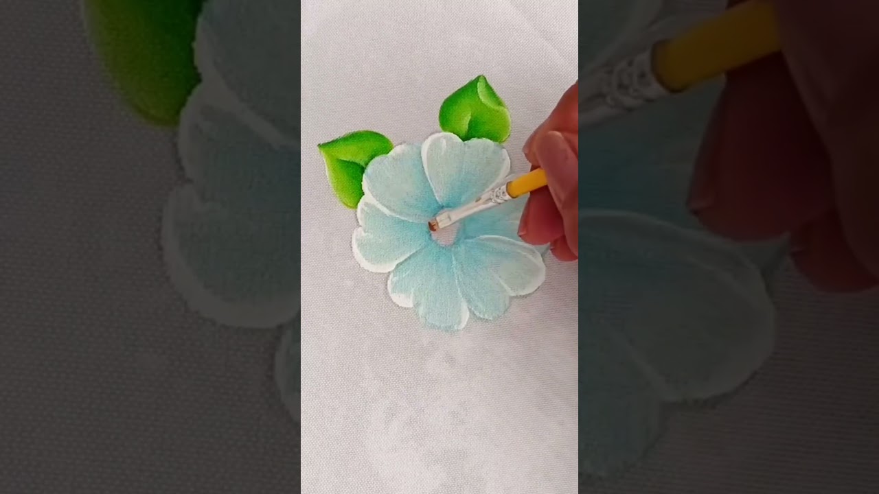 C&oacute;mo Pintar Flores F&aacute;cil #pintar #pintarflores