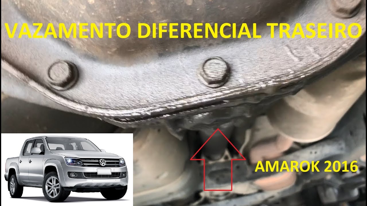Vazamento diferencial Traseiro Amarok 2016 - NASSCAR Scanners