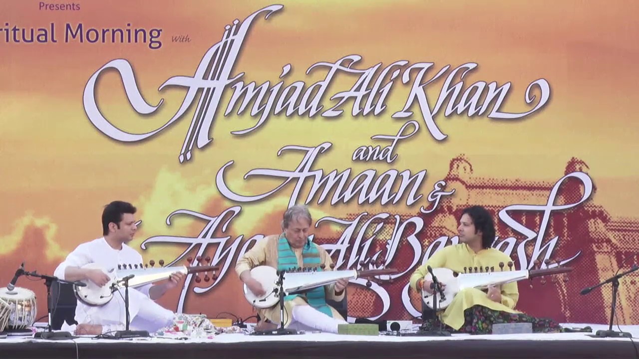 Raga Anand Bhairav | Live at Gateway of India | Amjad Ali Khan | Amaan | Ayaan