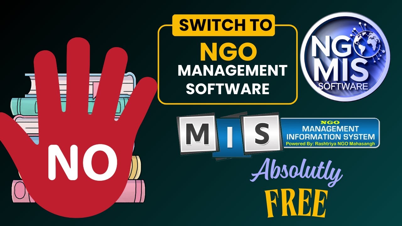 अब फ़ालतू रजिस्टर बनाने की कोई जरुरत नहीं ! NGO Management Software - FREE FOR ALL AFFILIATED NGOs.