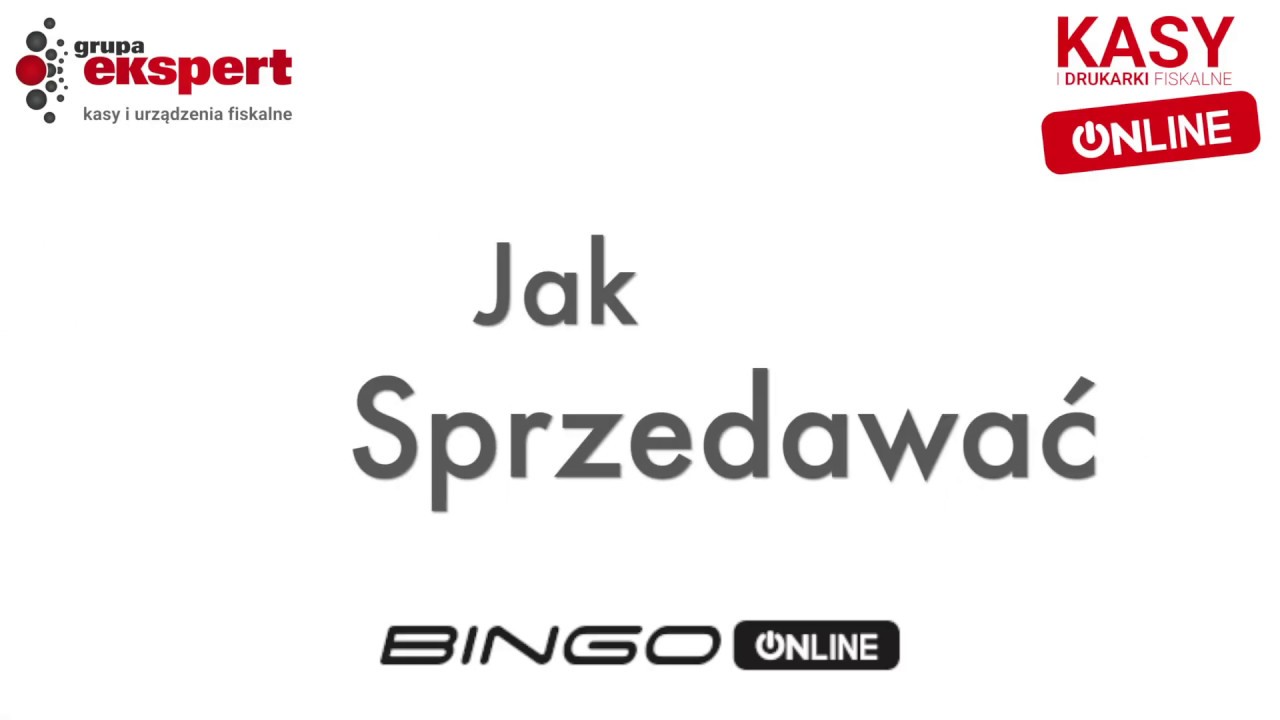 Kasa Posnet Bingo Online - sprzedaż i wystawianie paragonu