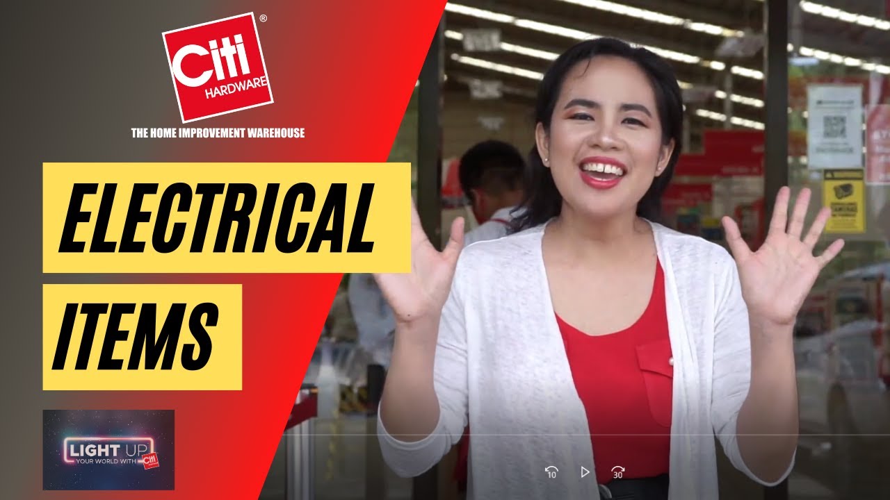 Light Up Your World with complete, quality and affordable electrical items in a CitiHardware store