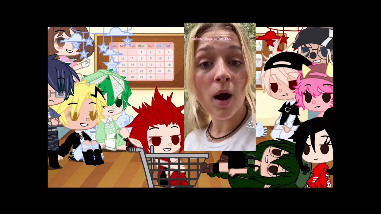 Mha react to todorikis private story (credits in description)