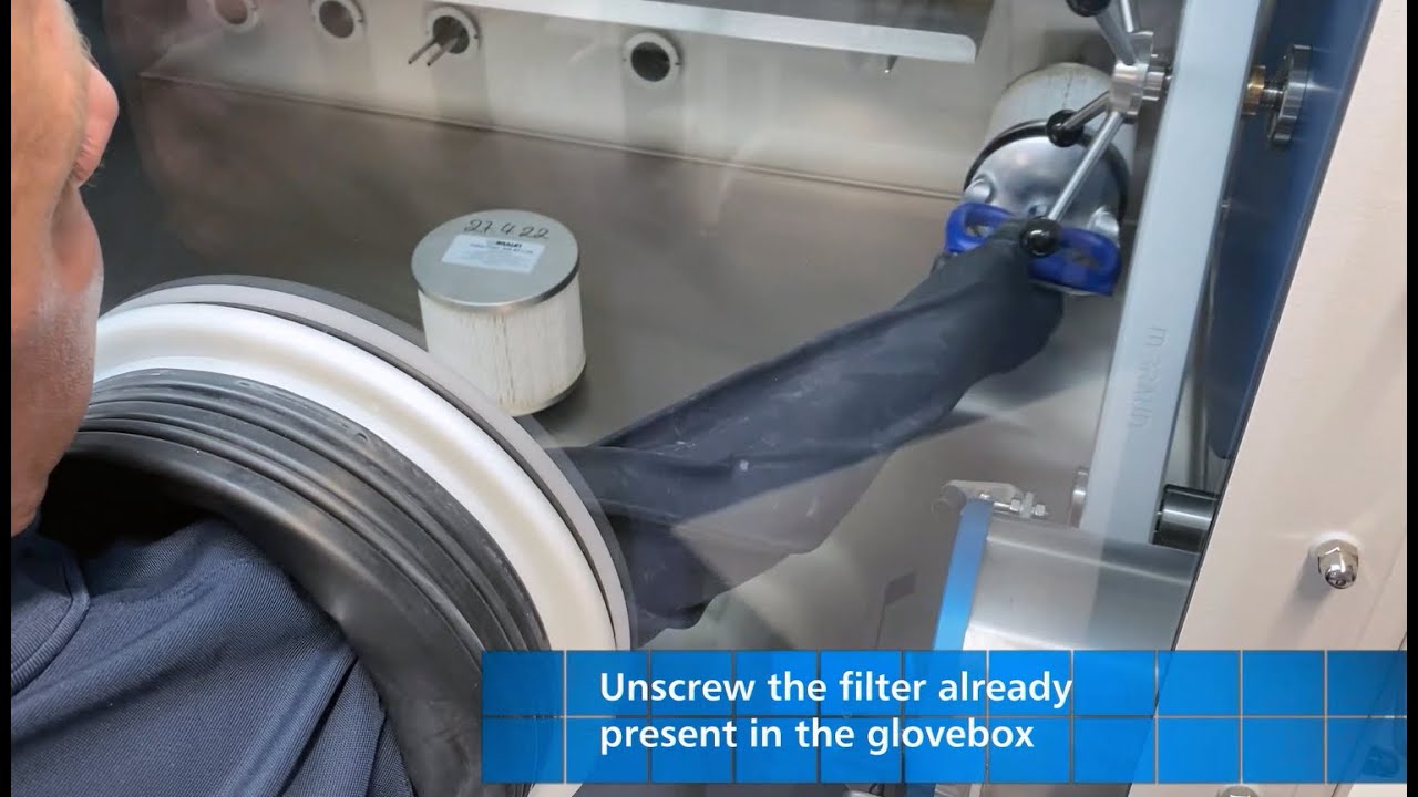 How to change glovebox hepa filters