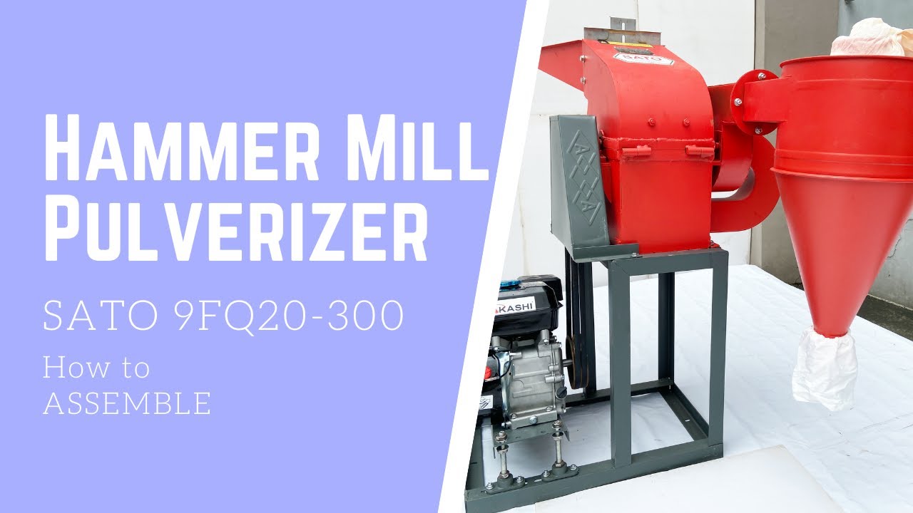 Assembly of SATO Hammer Mill Pulverizer (Cyclone Type) 9FQ20-300