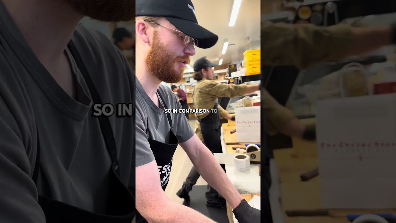 Asking cheesemonger for his favorite cheese at the cheese store! #cheesemonger #cheese