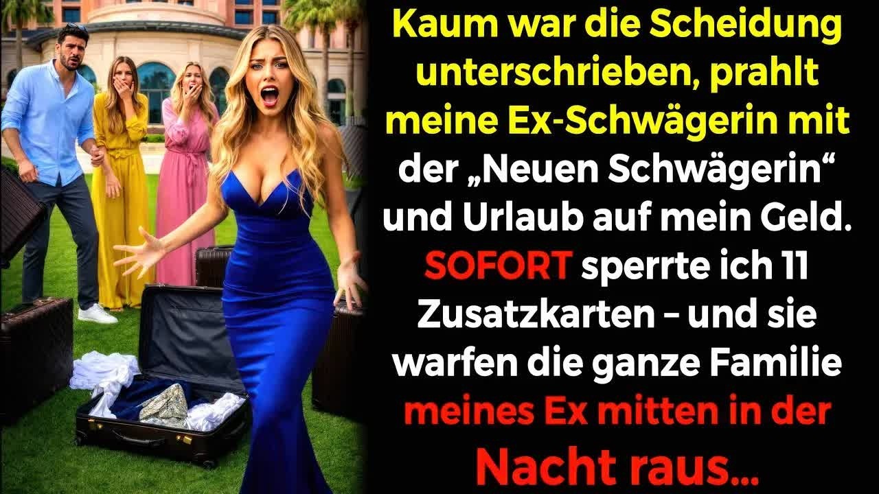 Nach der Scheidung💔 prahlt meine Ex Schwägerin mit der ＂Neuen＂😡 Sofort sperrte ich 11 Karten💳