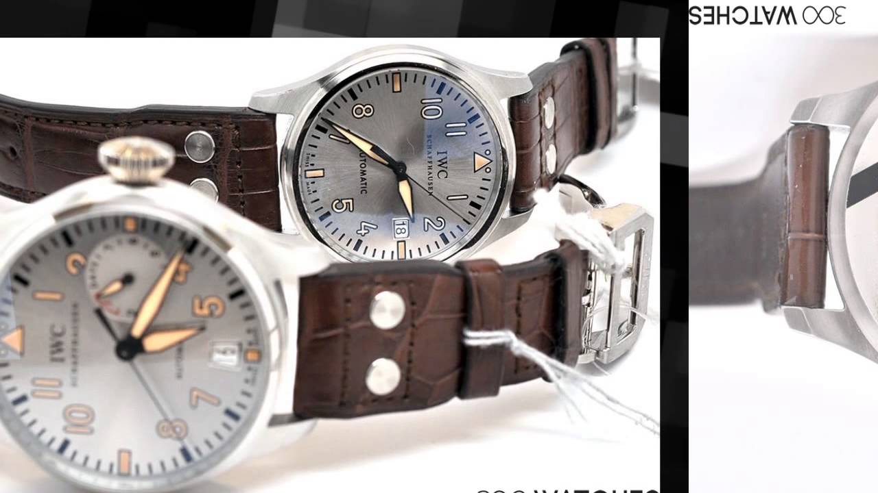 IWC Father & Son Platinum Stainless Steel Watch