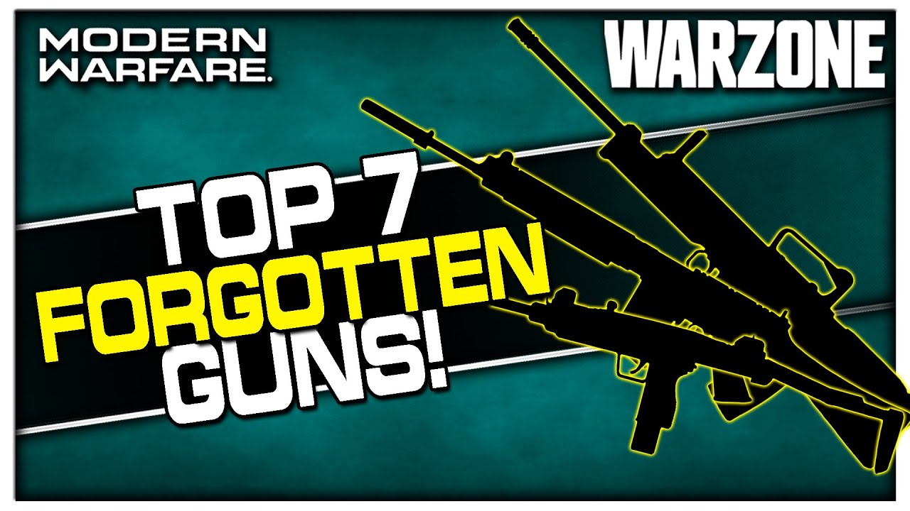 Top 7 Forgotten Guns from Modern Warfare! (Warzone)