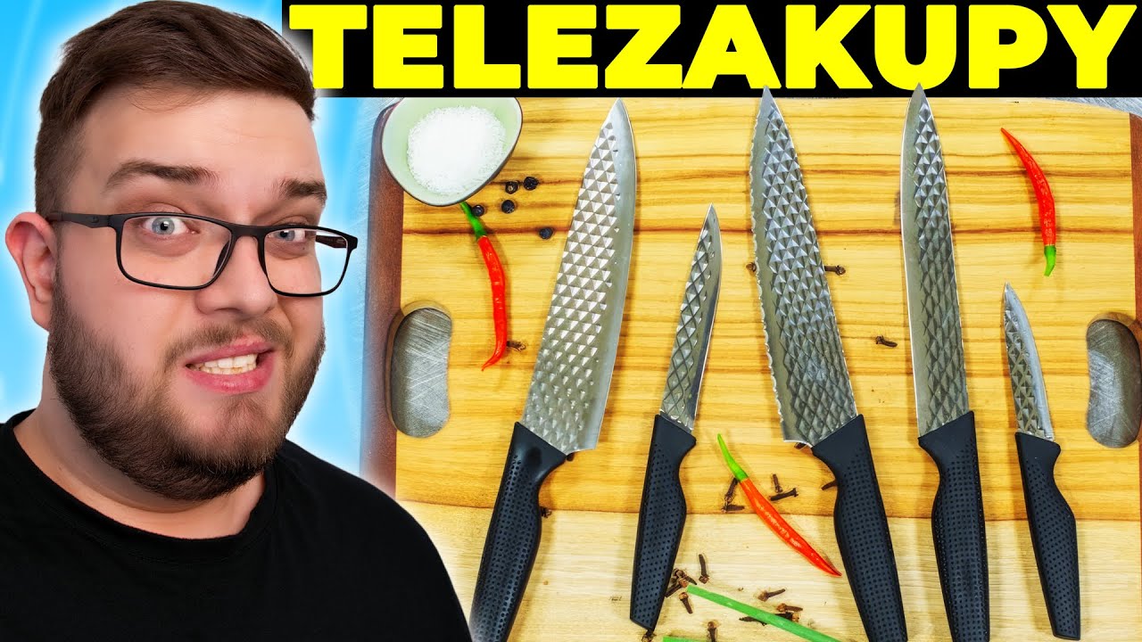 Kupiłem REWOLUCYJNE NOŻE Z TELEZAKUPÓW