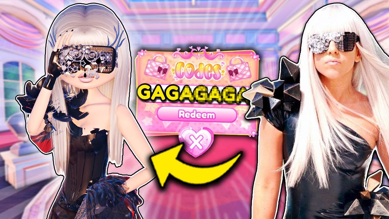 LADY GAGA took over Dress to Impress! (Dressing as GAGA for *EVERY* ROUND!!omg)
