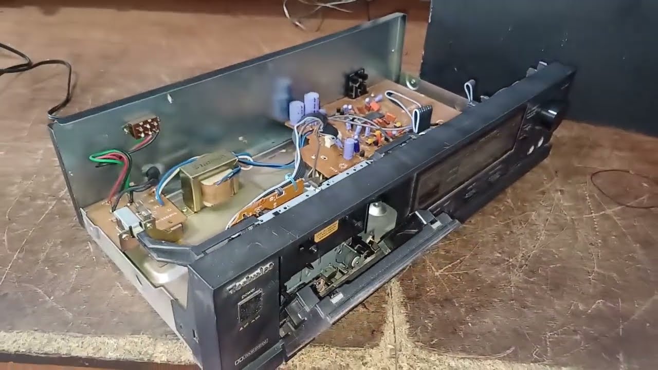 Conserto: Antigo Tape Deck Technics RS-B105 (1987)