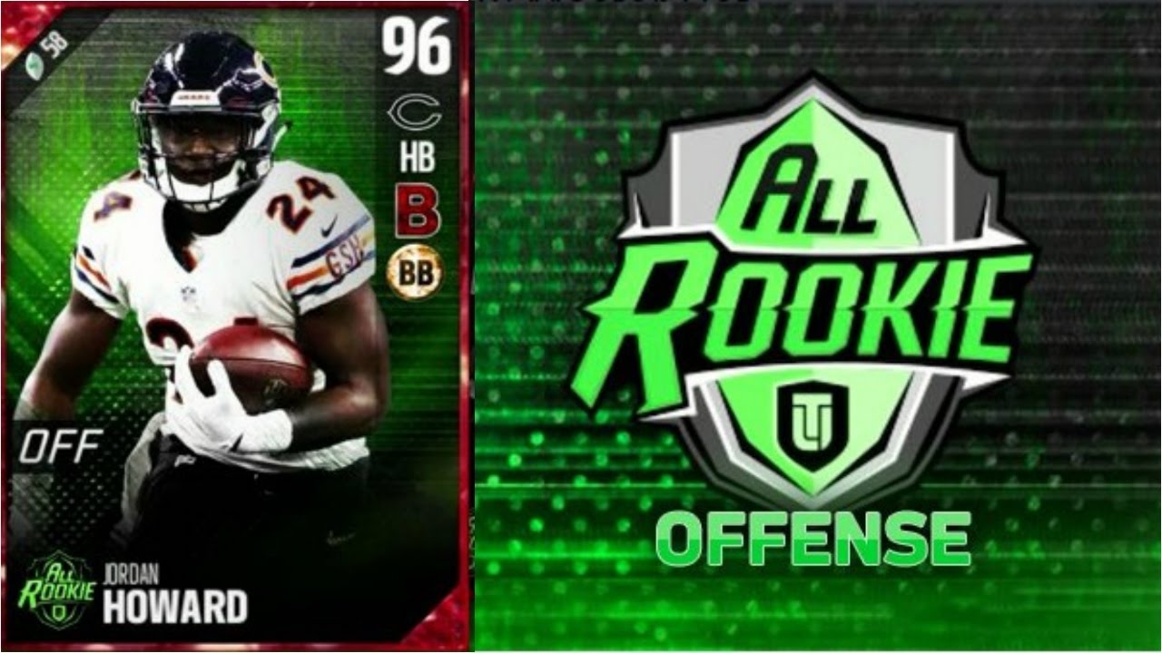 All-Rookie Jordan Howard | Player Review | Madden 17 Ultimate Team Gameplay
