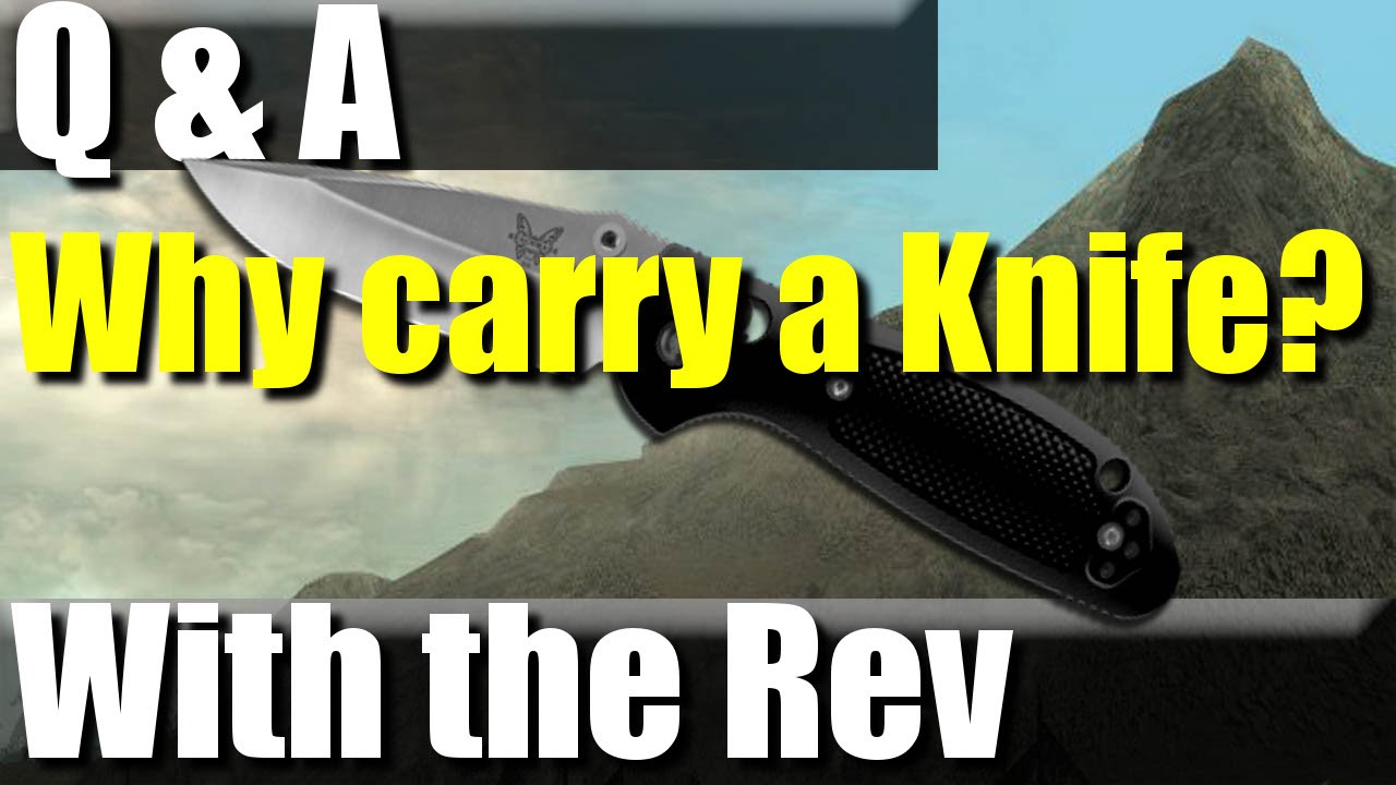 Why carry a knife? An EDC must.