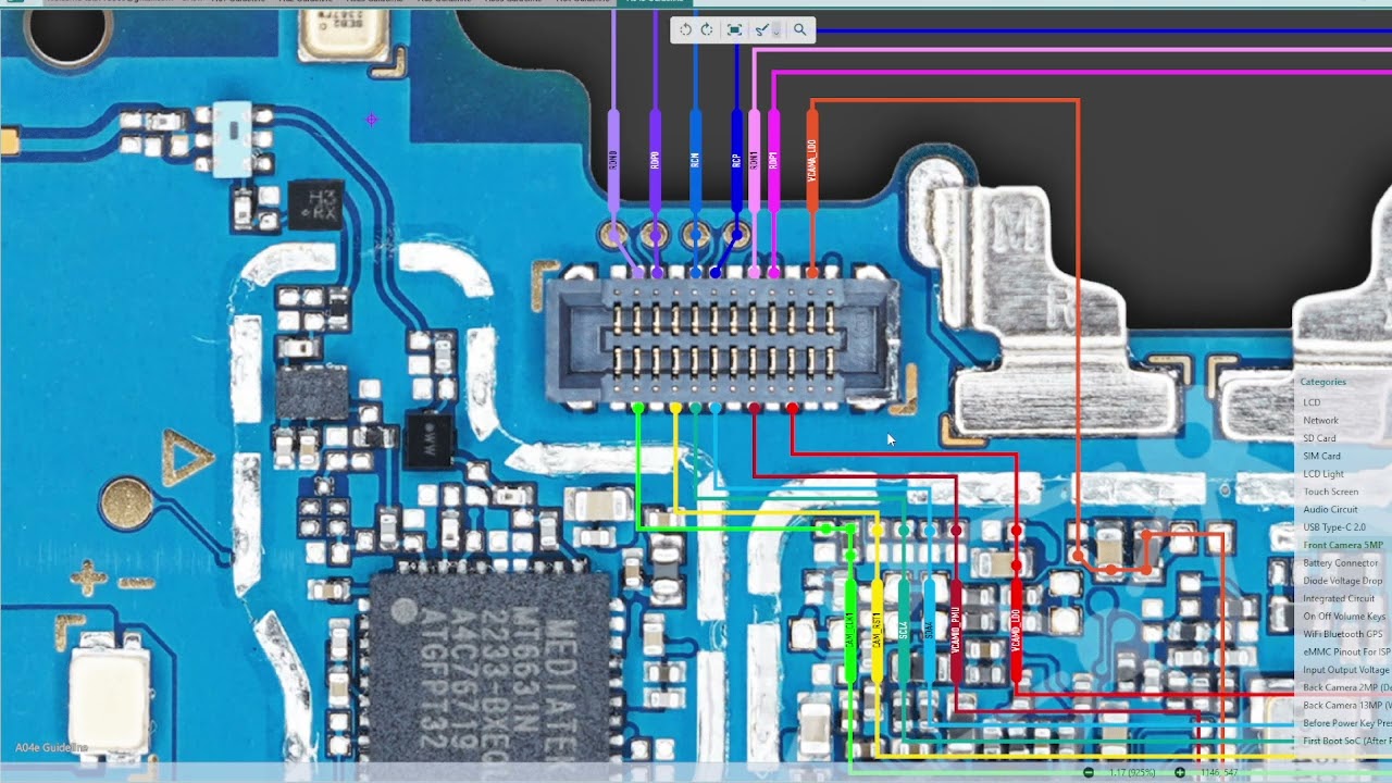 Samsung A04e SM-A042F Full Block Diagram