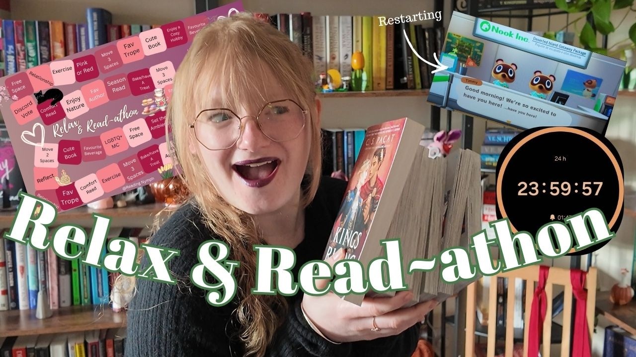 Attempting to read for 24 hours ~ Relax & Read~athon Reading Vlog