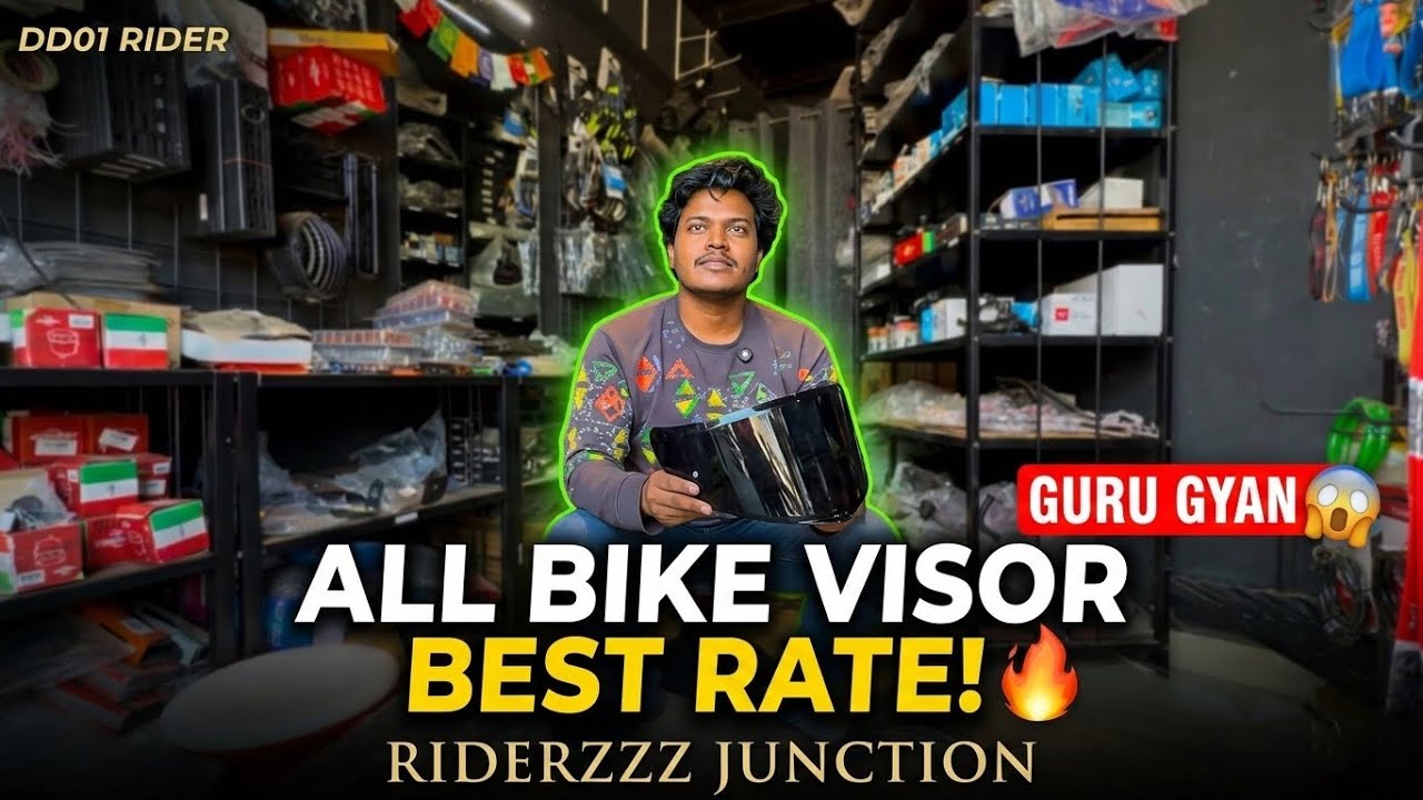 Best Bike Visors & Windshields Guide 🏍️ | Riderzzz Junction Silvassa & Khanvel | DD01 Rider