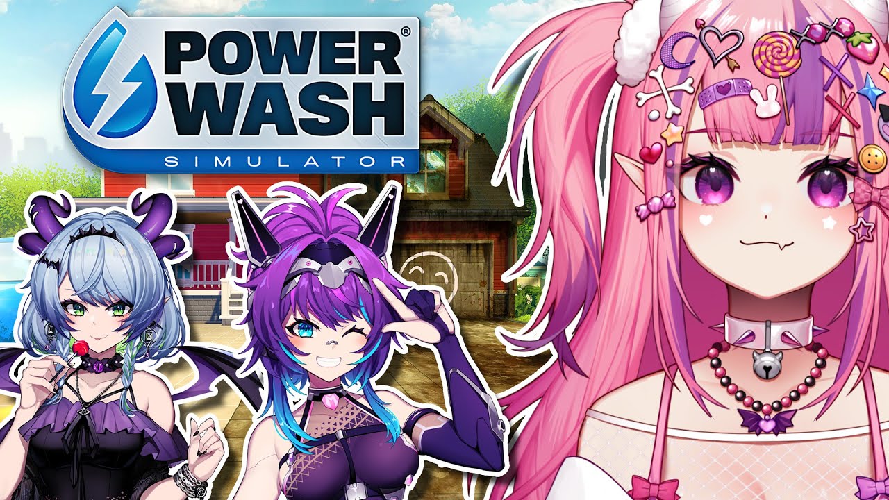 Ironmouse Plays Powerwash Simulator w/ Froot & Projekt Melody