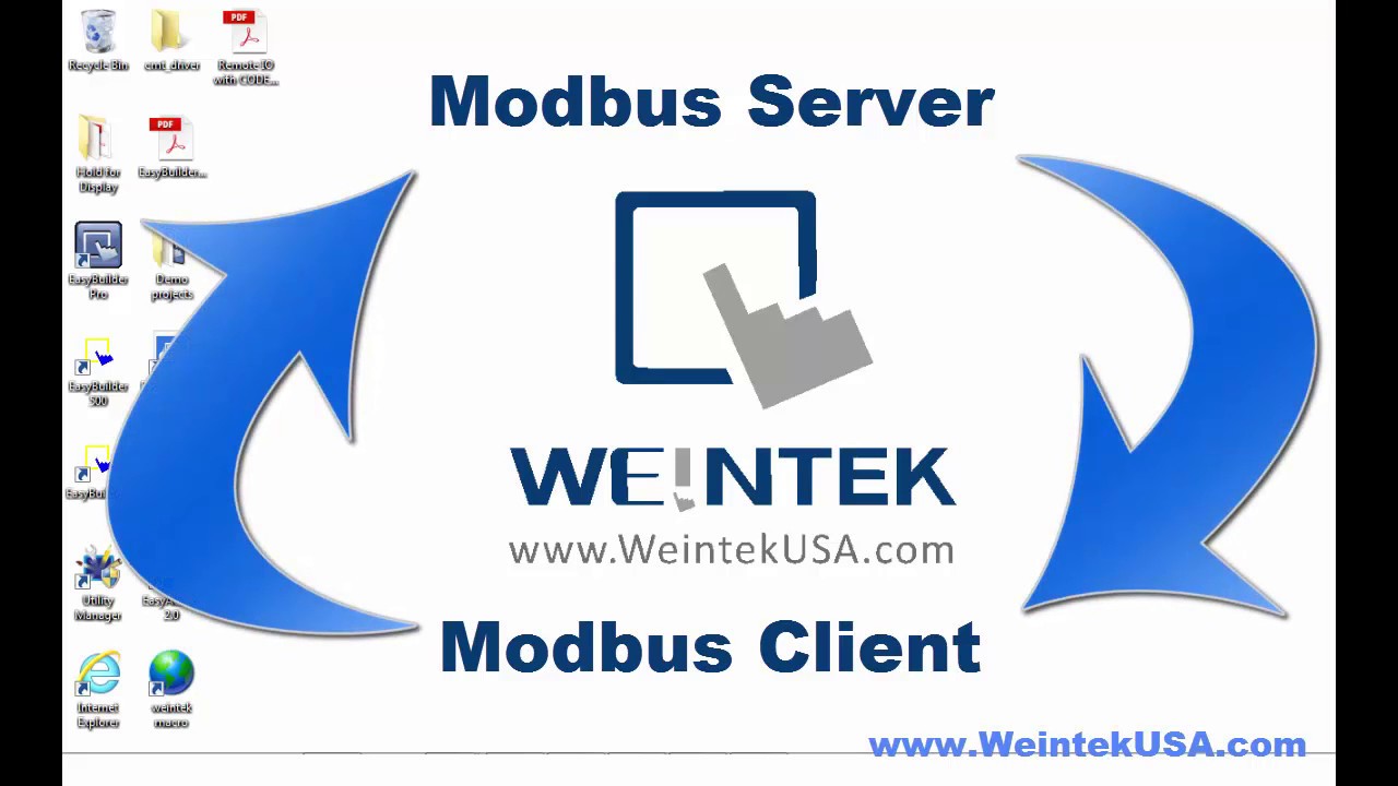 Modbus Server & Client Set Up with EBPro EasyBuilder Pro