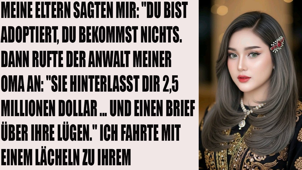 Meine Eltern sagten, ich würde nichts erben – bis Omas Anwalt mit einer 2,5-Millionen-