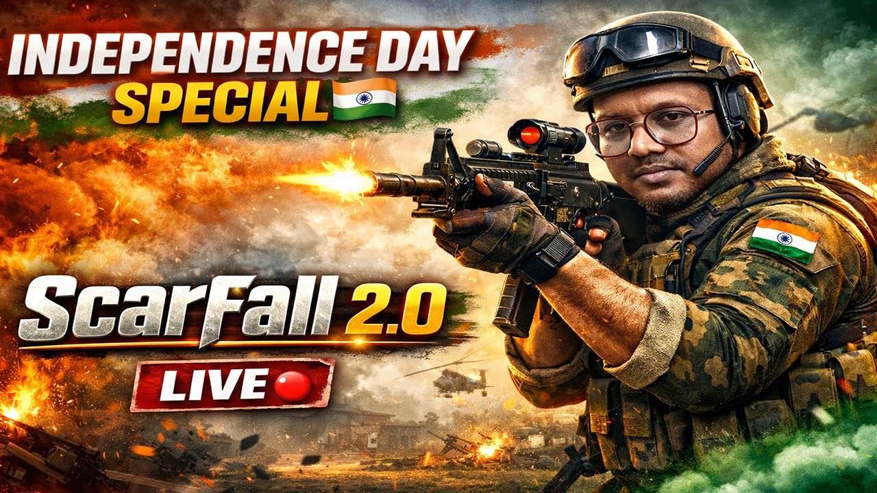 Happy Republic Day Special🎯 | ScarFall Live Gameplay 🔥@X2RaMbo #short #SF #shorts