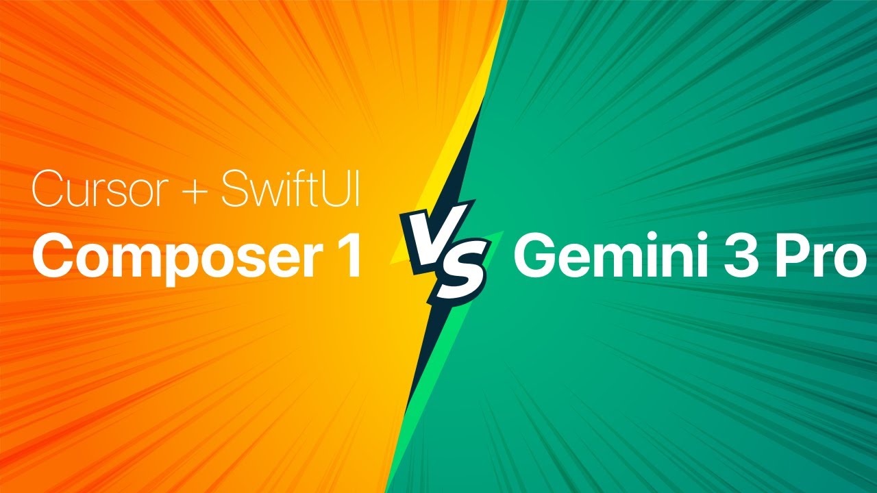 Cursor’a Mobil Uygulama Yaptırdım: Hangi Model Daha İyi? (Composer 1 vs Gemini 3 Pro)