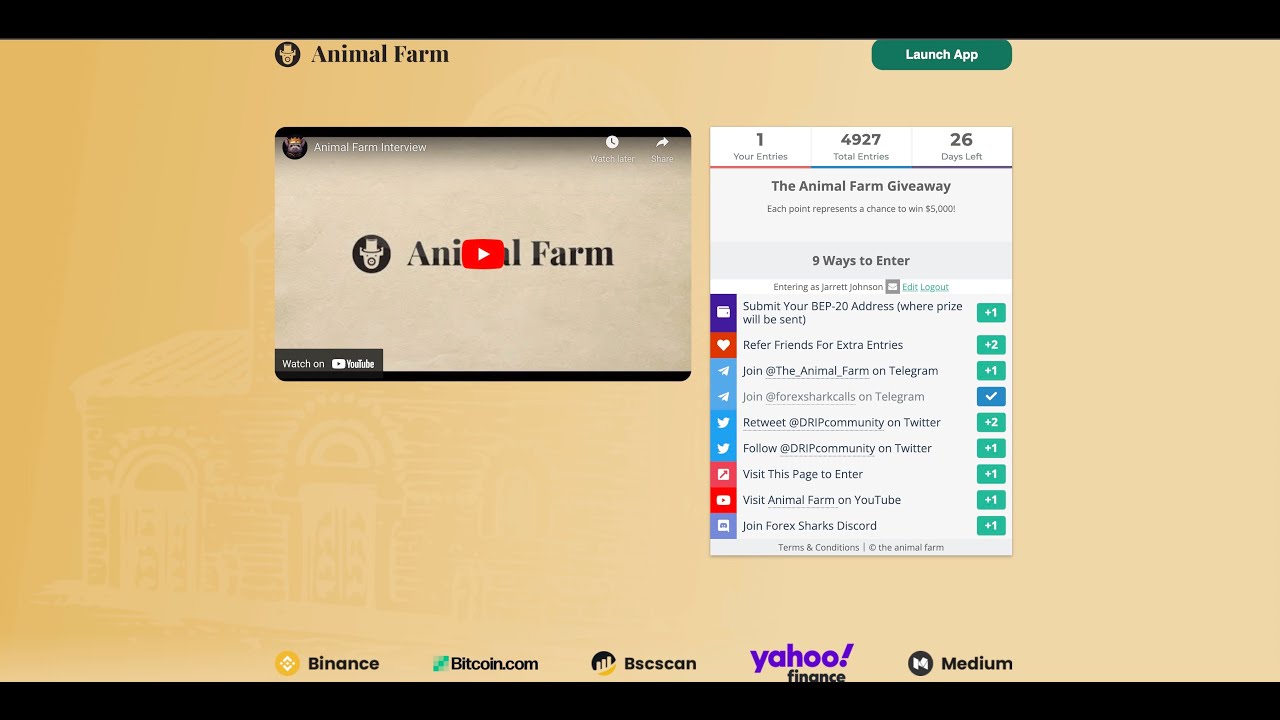 The NEW ANIMAL FARM UI!!! DRIP AIRDROP LIVE!!!!