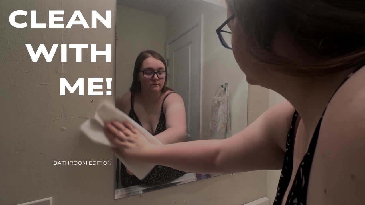Bathroom Deep Clean! •Sahm to 3 under 3•